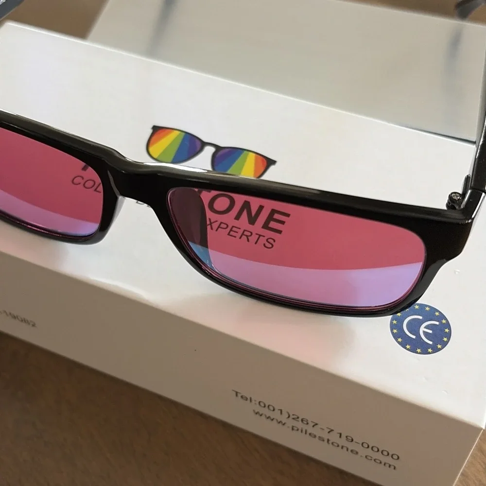 Pilestone Colorblind Glasses for Red/Green Color Deficiency TP-025 Lens B New